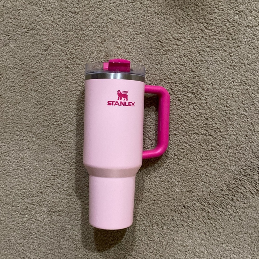 Stanley 40oz quencher flamingo